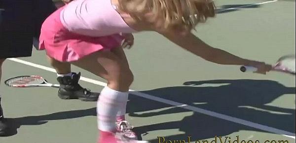  blonde tennis girl picked up for fuck with big cock
